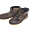 Vintage Levis Boots Mens 13 Brown Leather Canvas Lace Up Rugged Workwear 51657