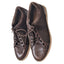 Hush Puppies Shoes Mens 9.5 Lace Up Brown Leather Comfort Sneakers Streetwear