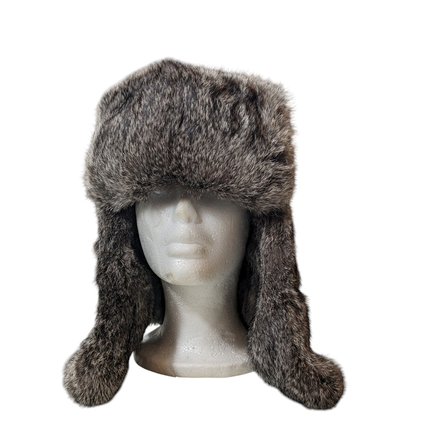 Mad Bomber Trapper Hat Large Quilted Lining Faux Fur Winter Warmth Ears