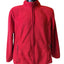 Karen Scott Top Fleece Jacket Womens XL Red Full Zip Sweatshirt Outdoor Casual