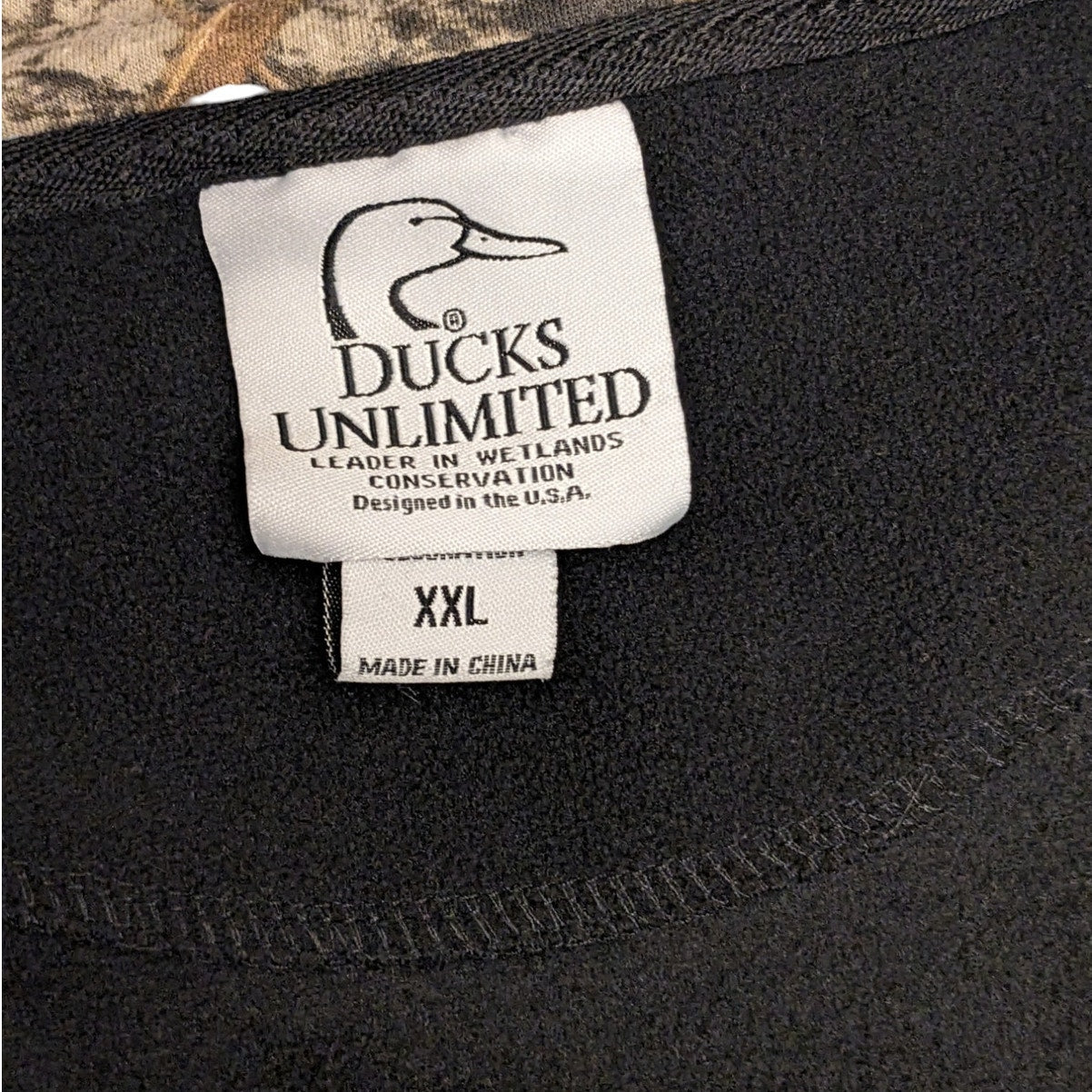 Ducks Unlimited Fleece Jacket Mens XXL Zip Hunting Hiking Sweatshirt Pockets