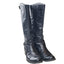 Born Boots Womens 7 Black Leather Tall Knee High Moto Riding Equestrian C07203