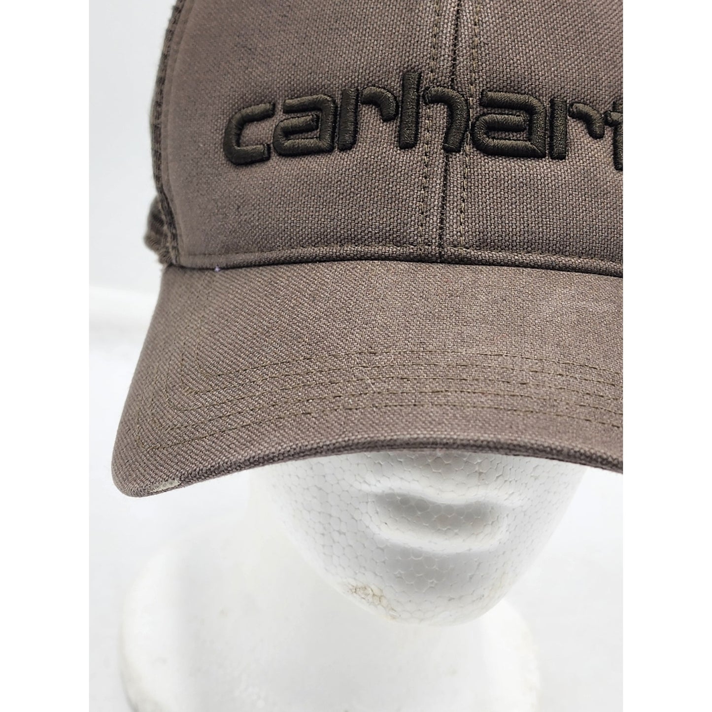 Carhartt Hat Brown Mesh Back Snapback Trucker Hat Adjustable Cap Workwear