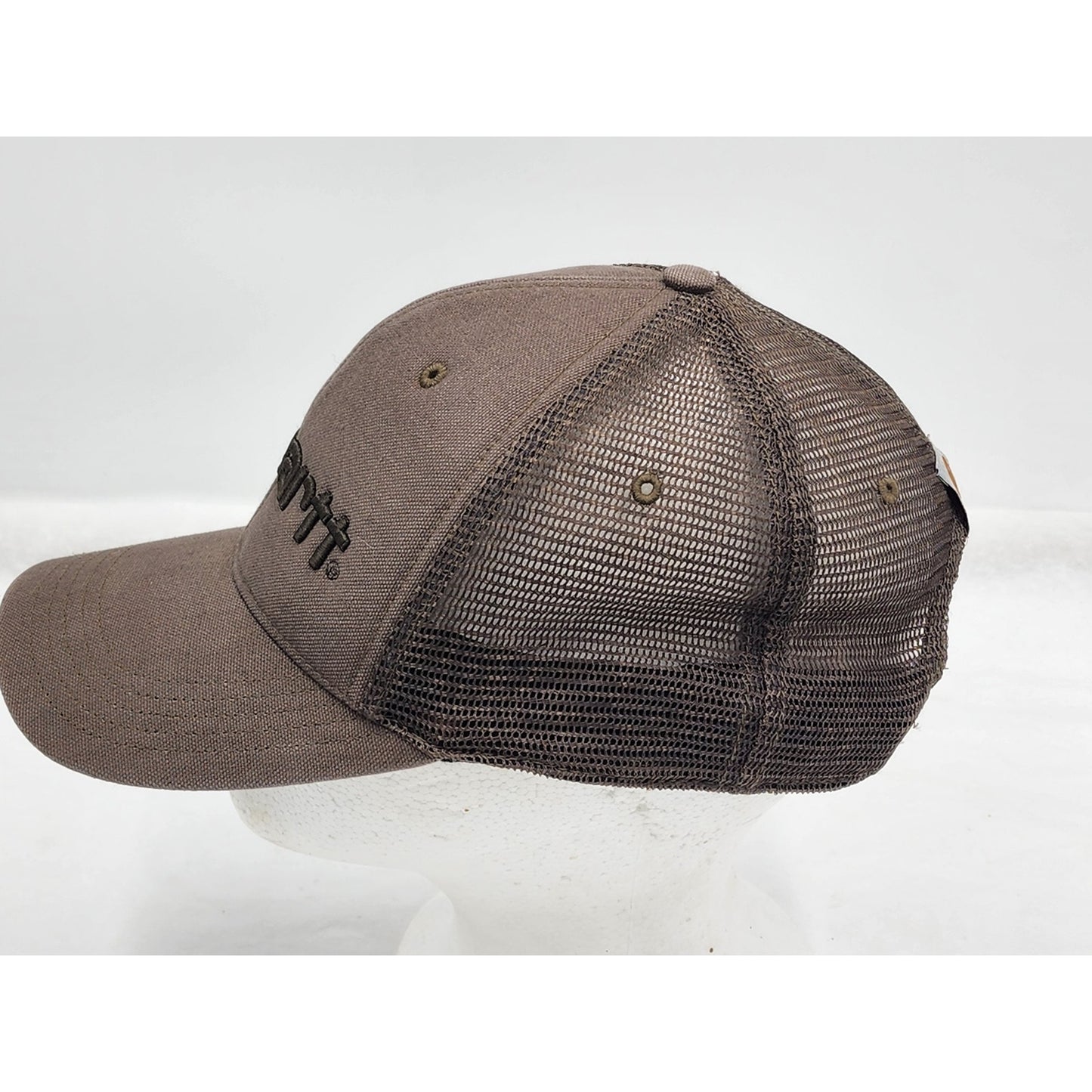 Carhartt Hat Brown Mesh Back Snapback Trucker Hat Adjustable Cap Workwear