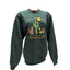 Vintage Jerzees Sweatshirt Womens Medium Crew Cactus Desert Sweater Southwestern