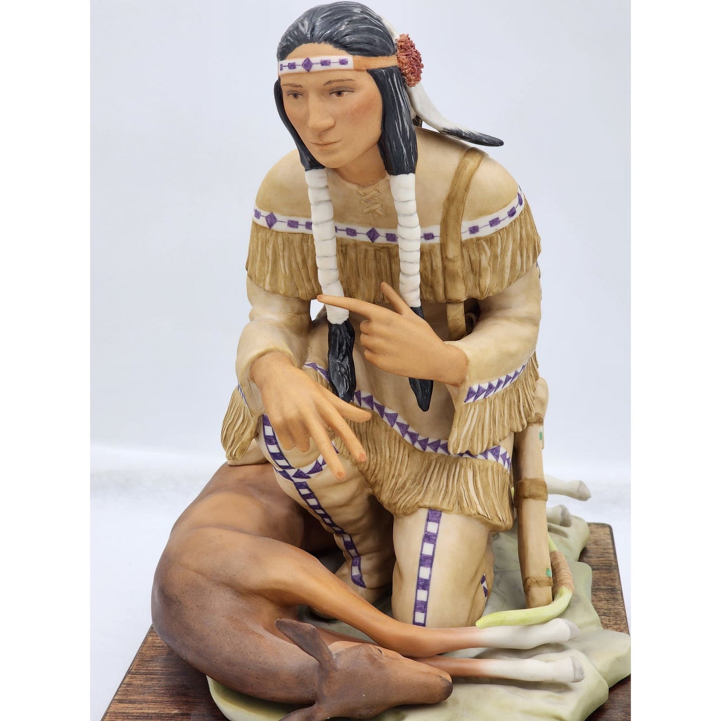 Cybis Onandaga ‘Hiawatha’ Helen Granger Young Native American Style Porcelain