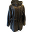 Vintage Limited Leather Jacket Womens Medium Hooded Full Zip Grunge Winter Parka