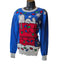 Peanuts Snoopy Christmas Sweater Womens Small Ugly Holiday Pullover Snowflakes