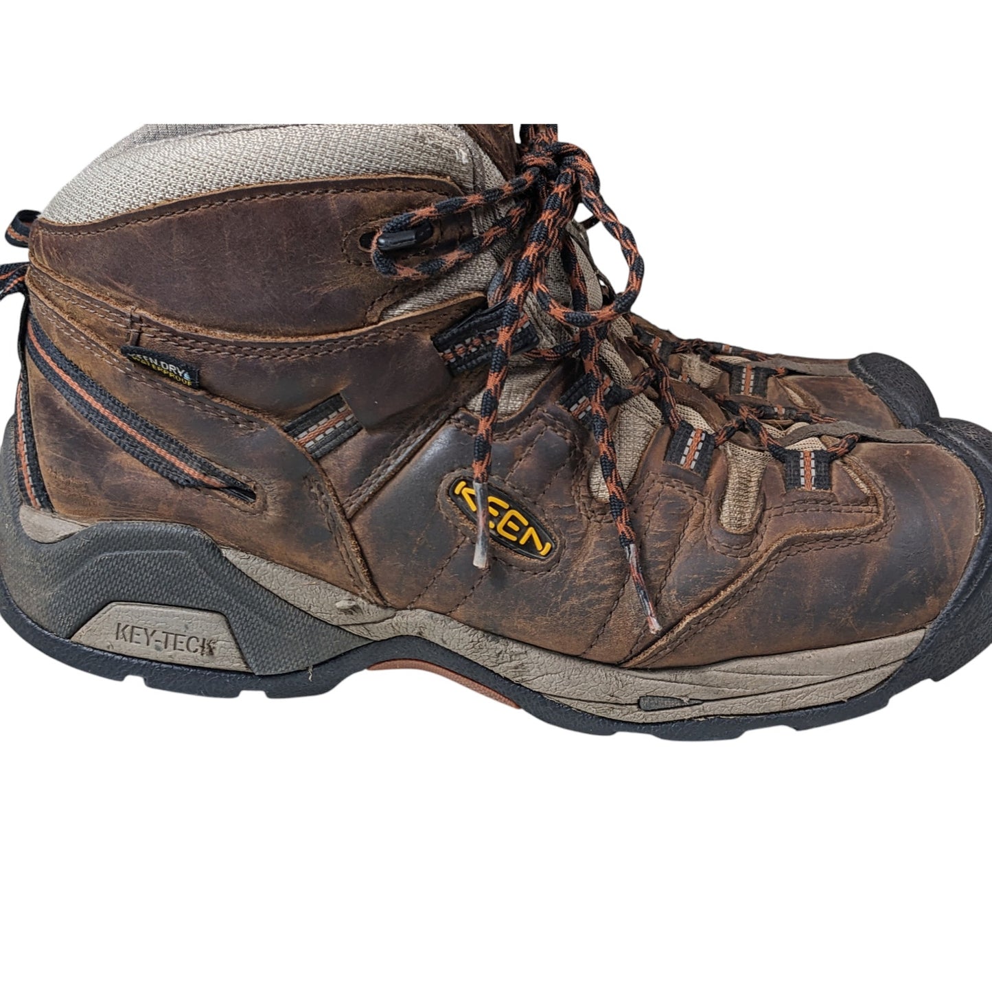 KEEN Utility Shoes Men 11D Waterproof Mid High Top Boots Leather Hiking Workwear