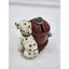 Dalmatian Fire Hydrant Piggy Bank Firefighter Firemen Savings Bank Dog Decor 6"