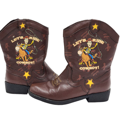 Toy Story Sheriff Woody Cowboy Boots Children Kids 12 Lets Rise Bullseye Western