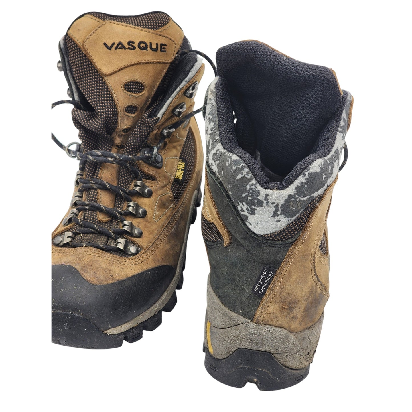 Vasque Boots Womens 8 Hiking Waterproof Gore Tex Vibram Durable Leather Rugged