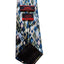 J Garcia Mens Silk Tie Lady Argyle Socks Diamond Pattern Necktie Artistic Retro