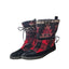 Madden Girl Boots Women 9.5 Winter Buffalo Plaid Tribal Southwest Aztec Mid Boho