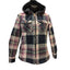 Legendary Whitetails Hooded Flannel Jacket Women Small Sherpa Lined Plaid Fleece