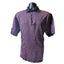 Ben Hogan Polo Golf Shirt Mens Large Purple Micro Houndstooth Short Sleeve