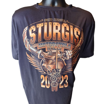 Sturgis T Shirt Men Large 2023 83rd Annual Motorcycle Rally Graphic Short Sleeve