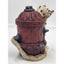 Dalmatian Fire Hydrant Piggy Bank Firefighter Firemen Savings Bank Dog Decor 6"