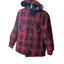 Wolverine Flannel Shirt Jacket Mens XL Sherpa Lined Plaid Hooded Snap Lumberjack