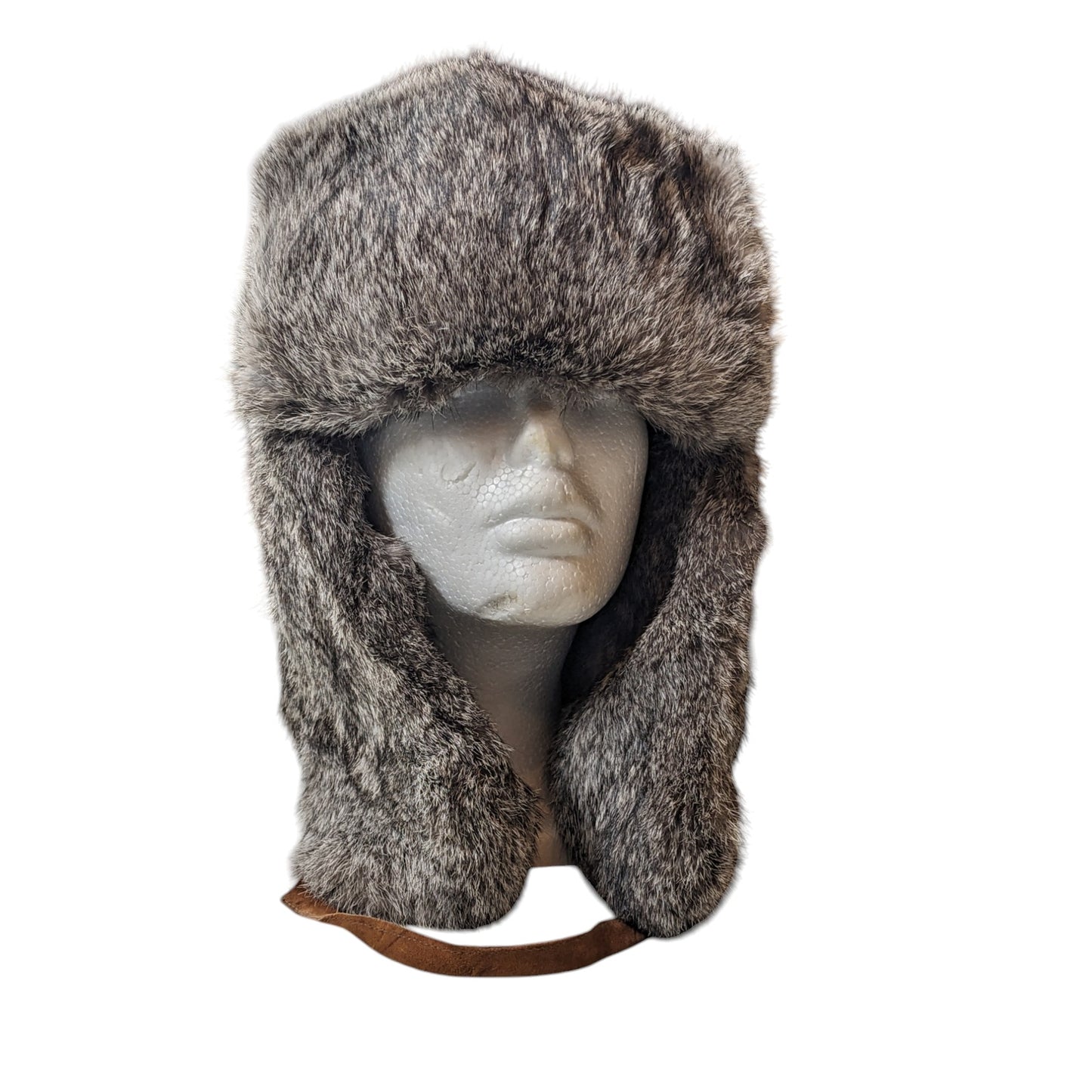 Mad Bomber Trapper Hat Large Quilted Lining Faux Fur Winter Warmth Ears