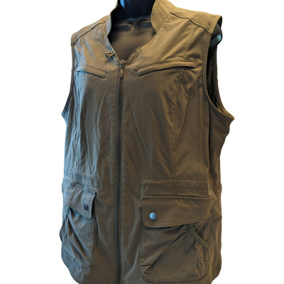 Duluth Trading Vest Mens Large Utility Sleeveless Work Outdoors Fishing Pockets