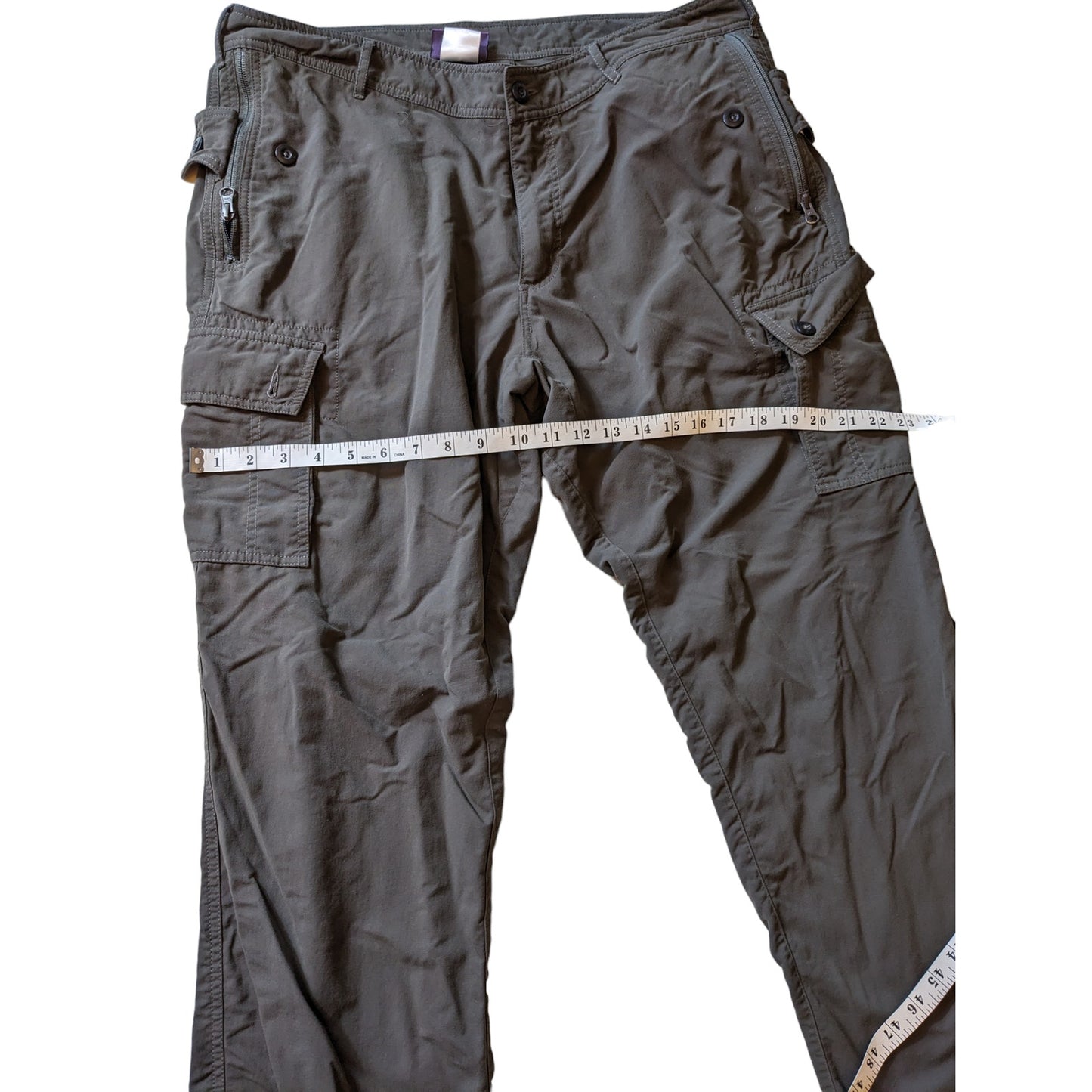 Clothing Arts Pants Men 38 Adventure Cargo Secure Pocket Outdoor Hiking Trekking