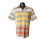 Izod Polo Shirt Mens Size Large Striped Short Sleeve Preppy Summer Multi Color