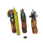 Native American Kachina 3 Figures J. Nequatewa Zuni Hopi Corn Dancer Maiden Ogre