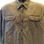 Wrangler Shirt Mens XL Gray Comfort Flex Long Sleeve Button Down Western Wear