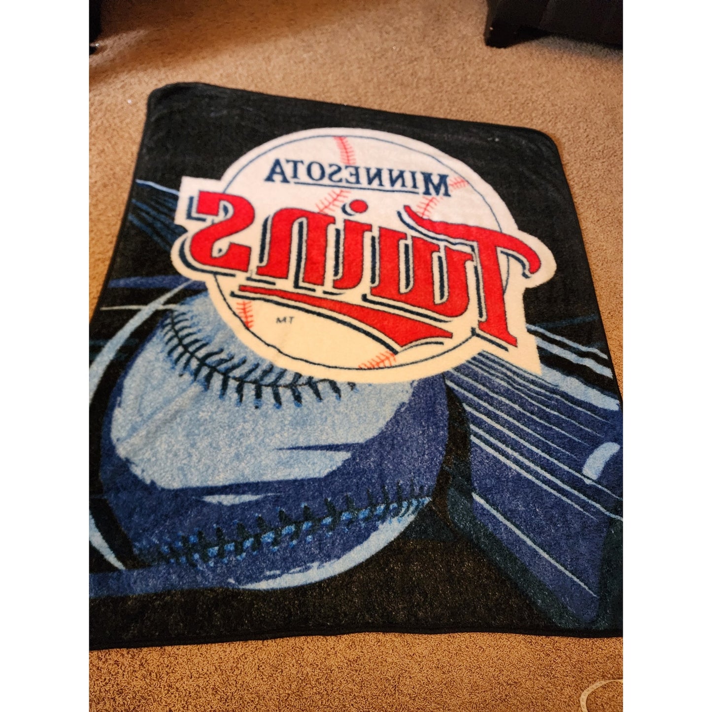 Minnesota Twins Blanket Soft Throw MLB Fleece Stadium Baseball Fan Sports 58x50