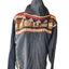 Vintage Hoodie Jacket Women Large Southwestern Native Tex Style Ecuador Full Zip