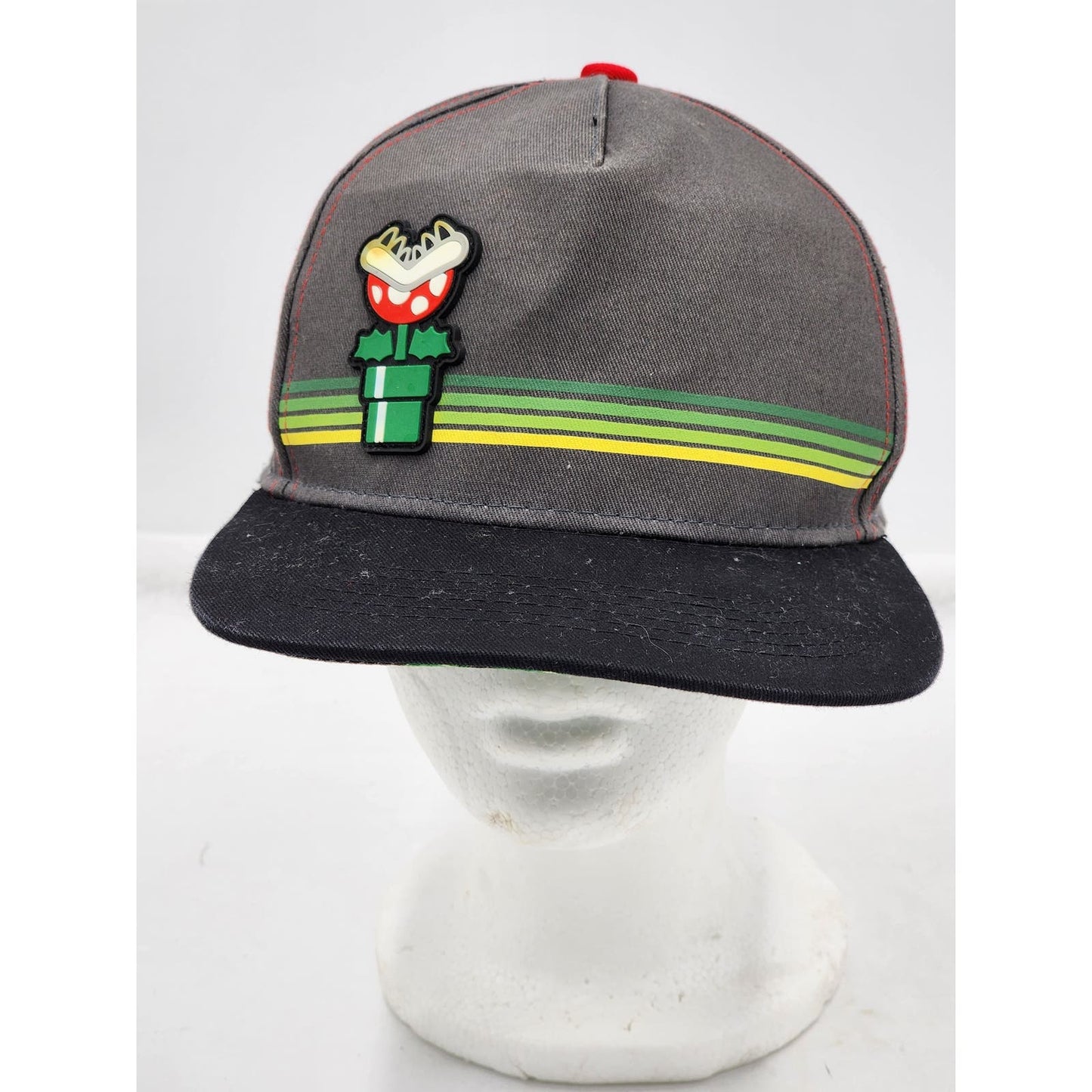 Super Mario Hat Snapback Nintendo Piranha Plant Baseball Cap Gaming Apparel