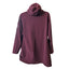 Duluth Trading Fleece Hooded Jacket Womens Size 3X Burgundy Lightweight Full Zip