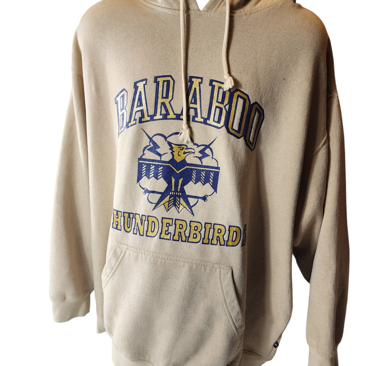 Pennant Baraboo Thunderbirds Hoodie Mens 3XL Graphic Sweatshirt Kangaroo Pocket