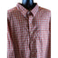 Izod Button Down Plaid Shirt Mens 4XLT Red Long Sleeve Non Iron Stretch Preppy