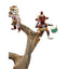 Large Kachina Tree Hopi A. Francis Native American Mudhead Clowns Owl Signed 20"