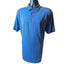 Peter Millar Polo Summer Comfort Mens Large Blue Striped Short Sleeve Golf Shirt