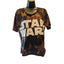 Star Wars Her Universe Women Small Short Sleeve Black Brown Tie Dye Pattern Geek