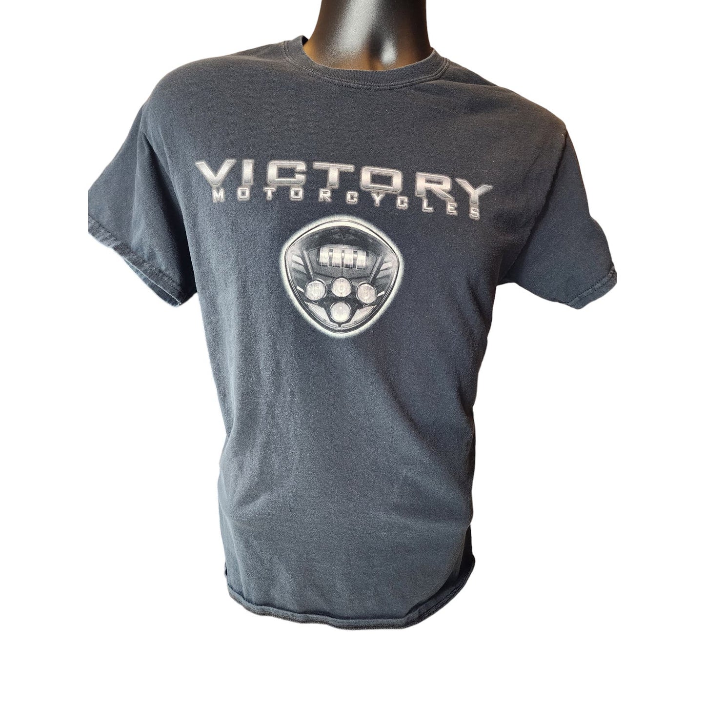 Victory Motorcycle Hammer T Shirt Mens Medium Graphic Tee Biker Vintage Retro