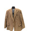 Croft Barrow Blazer Mens 50R Tan Corduroy 2 Button Classic Fit Jacket Sport Coat