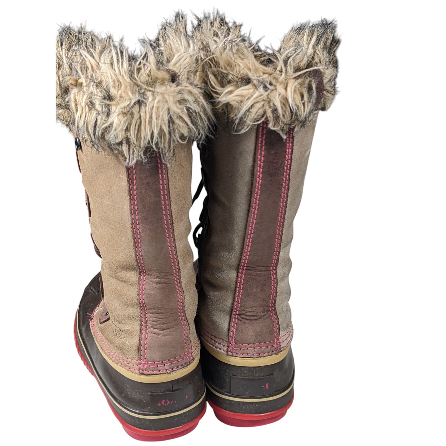 Sorel Boots Womens 7 Joan of Arctic Snow Winter Faux Fur Waterproof NL1540-254