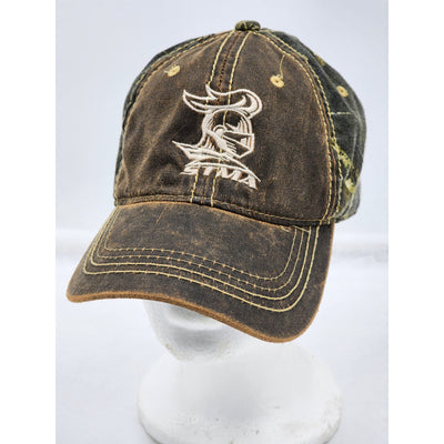 Port Authority Hat STMA Knights Baseball Cap Camo Distressed Adjustable Strap