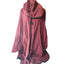 Cloak Hooded Wool Burgundy Full Length Cape Gothic Renaissance Costume Cosplay