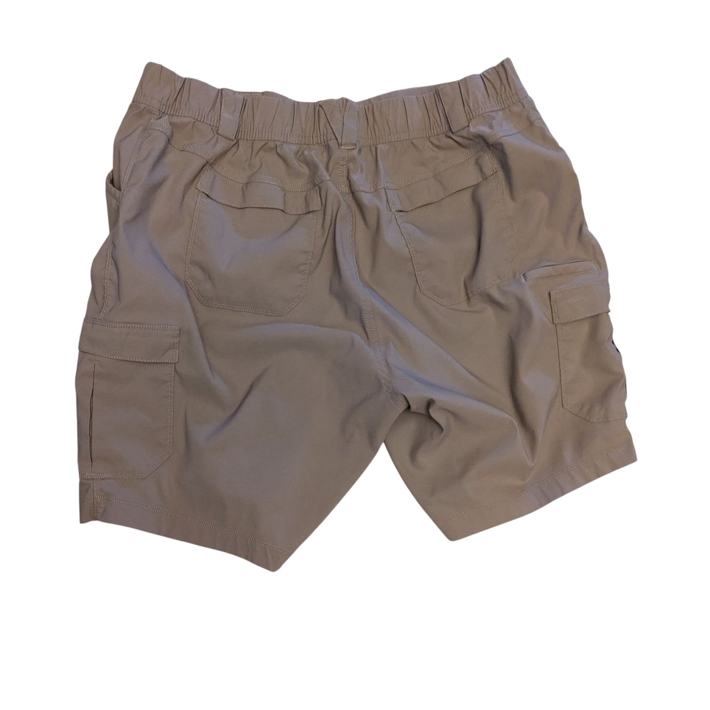 Duluth Trading Shorts Womens 18W Cargo Khaki Work Outdoor Utility Hiking Pockets