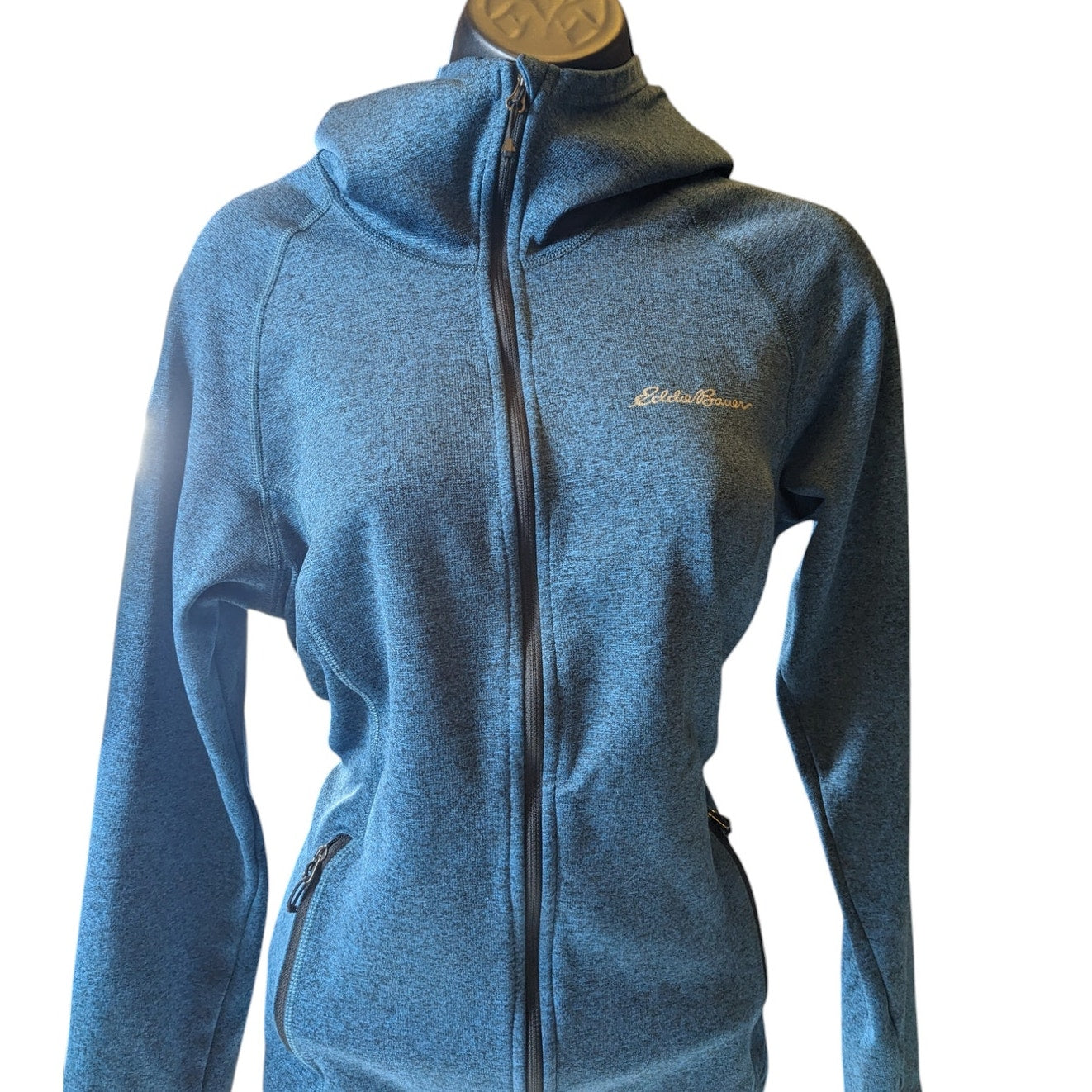 Eddie Bauer First Ascent Sweater Women Large Activewear Hoodie Fleece Zip Hiking