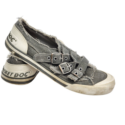 Rocket Dog Shoes Women 8 Jolissa BuckleStrap Canvas Sneaker Casual Grunge Skater