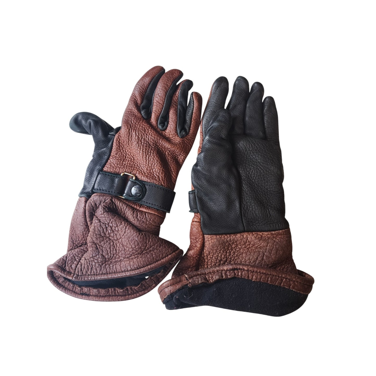 Grifter Gloves Womens Large Leather Riding Motorcycle Biker Winter USA Made