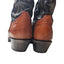 Tony Lama Boots Mens 10.5 Western Cowboy Brown Black Leather Rodeo Country 6951