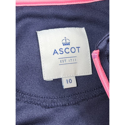 Ascot Athletic Womens Size 10 Half Zip Performance Pullover Long Sleeve Sporty