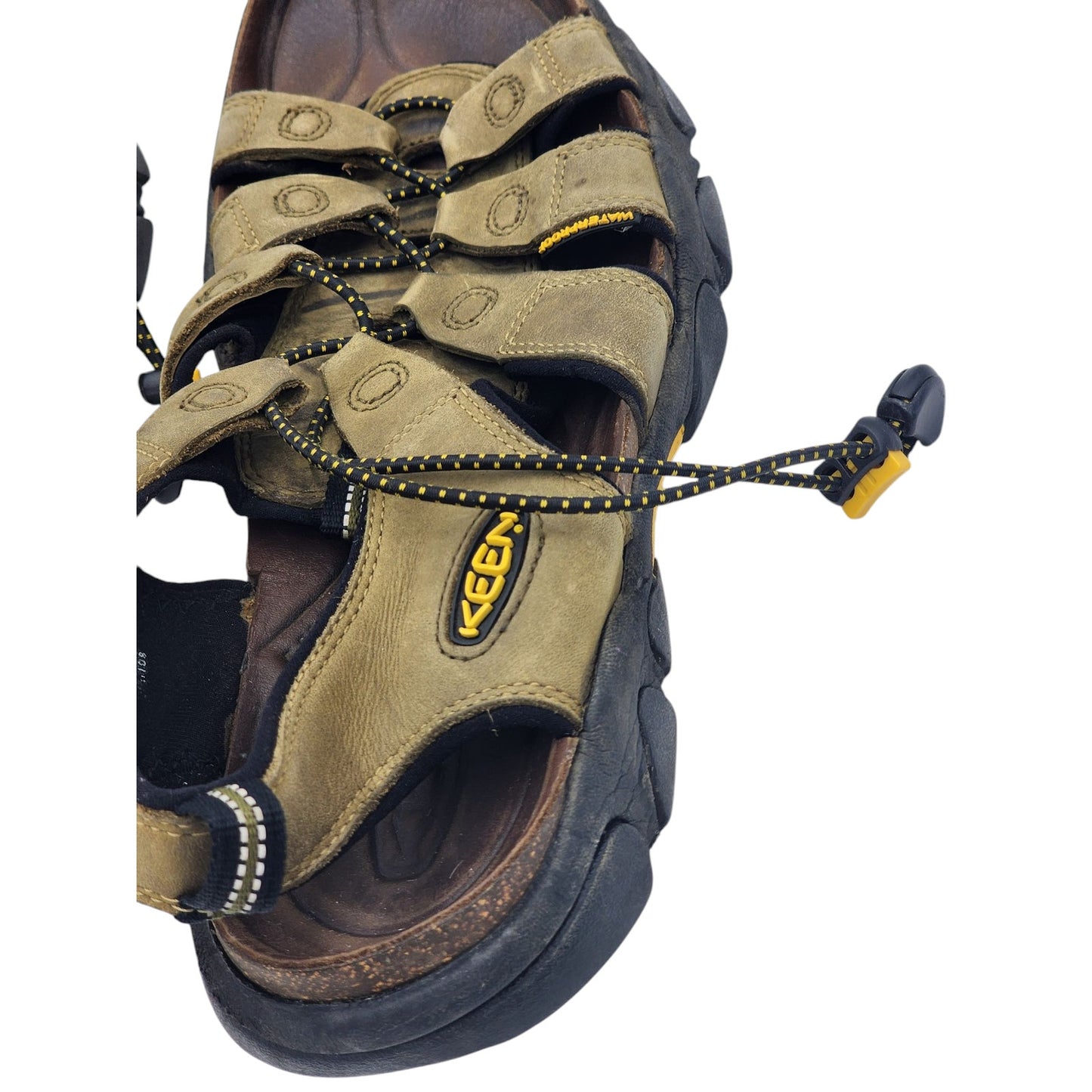 KEEN Sandals Men 11.5 Waterproof Hiking Shoes Open Toe Adjustable Trail Outdoors